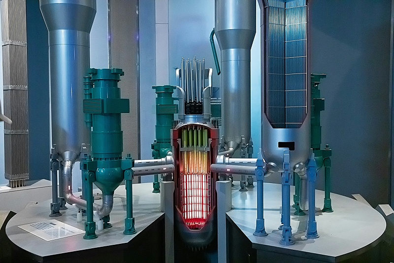 核电站模型（图片来源：摄图网）