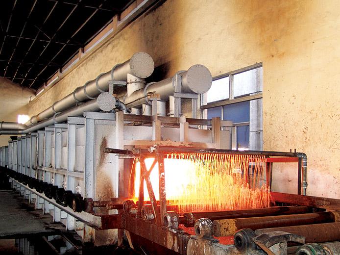 不锈钢管固溶热处理炉（图片来源：网络）